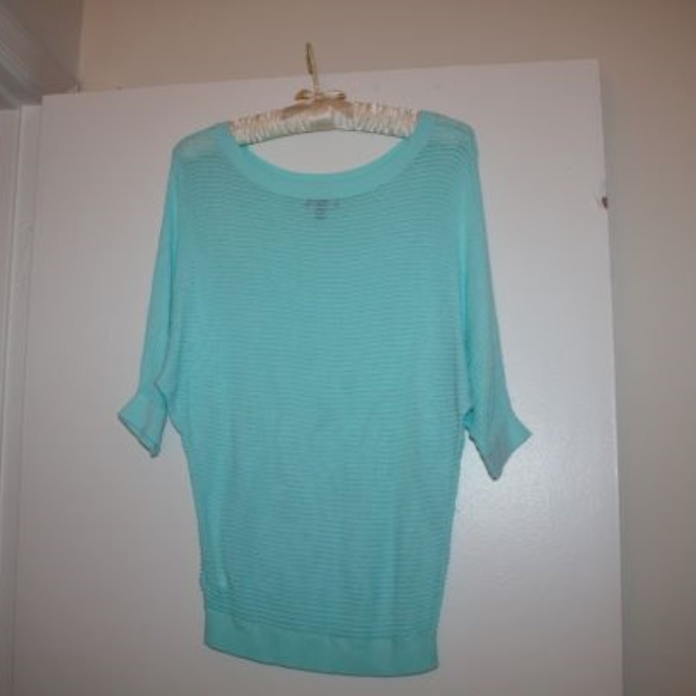 Express open stitched sweater